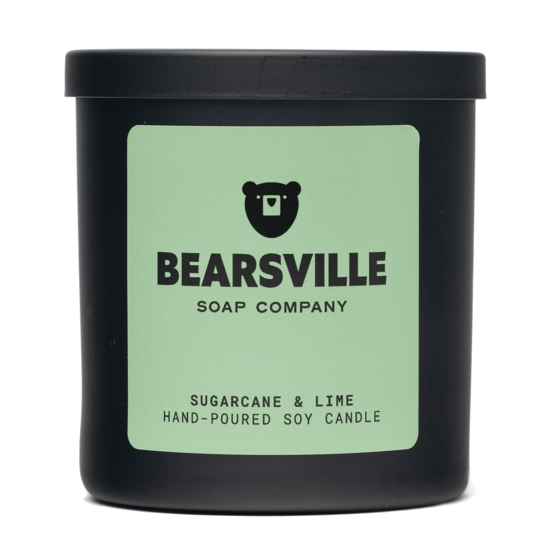 Sugarcane & Lime Candle Candles Bearsville Soap Company   