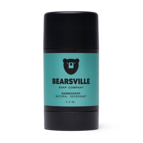 Barbershop Natural Deodorant for men by Bearsville Soap Company