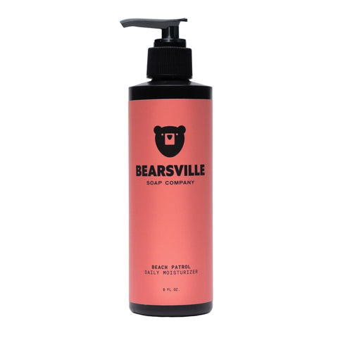Beach Patrol daily moisturizer for men by Bearsville Soap Company