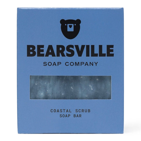 Coastal Scrub natural soap bar for men by Bearsville Soap Company