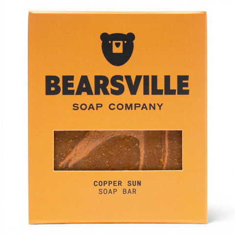 Copper Sun natural soap bar for men by Bearsville Soap Company
