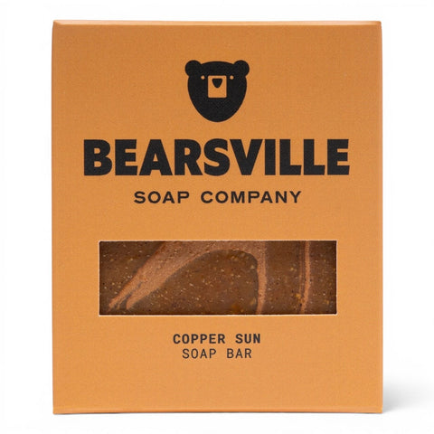 Copper Sun natural bar soap for men by Bearsville Soap Company