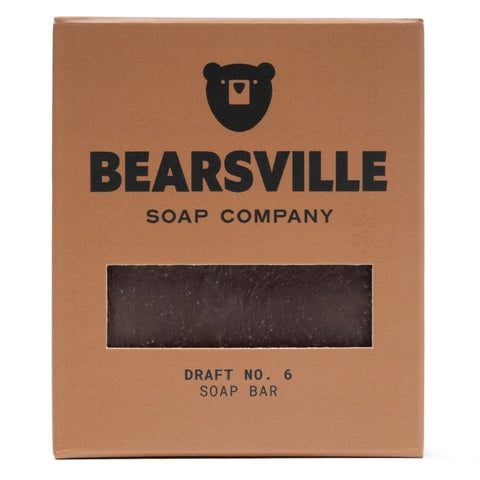 Draft No. 6 natural bar soap for men by Bearsville Soap Company