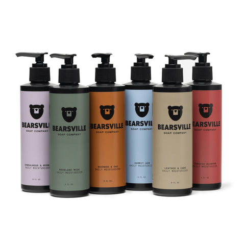 Natural Daily Moisturizer for men by Bearsville Soap Company