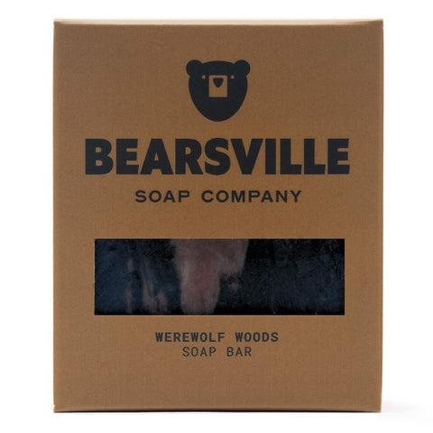 Werewolf Woods natural bar soap for men by Bearsville Soap Company