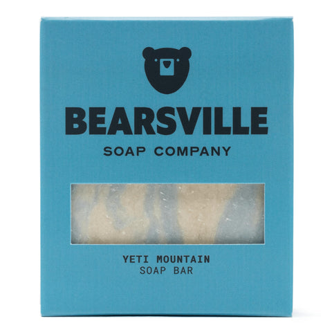 Yeti Mountain natural bar soap for men by Bearsville Soap Company