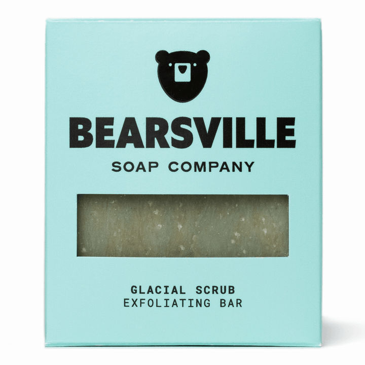 Glacial Scrub Bar Soap Bearsville Soap Company   