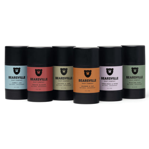 Natural aluminum-free deodorant for men