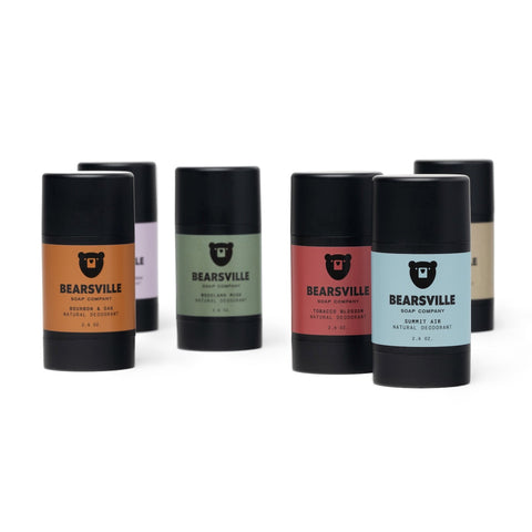 Natural Deodorant aluminum free for men by Bearsville Soap Company