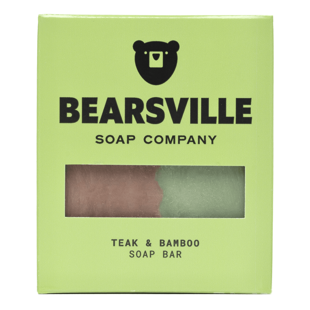 teak and bamboo limited edition soap