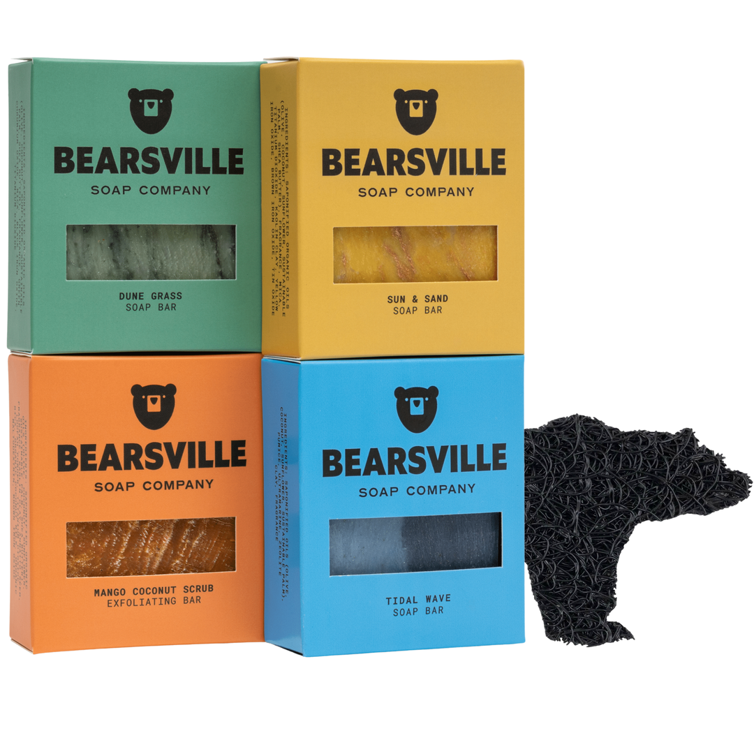 Beachside Gift Set Soap Bearsville Soap Company BLACK