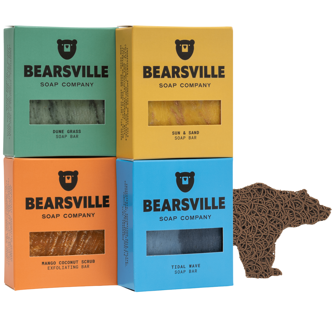 Beachside Gift Set Soap Bearsville Soap Company BROWN