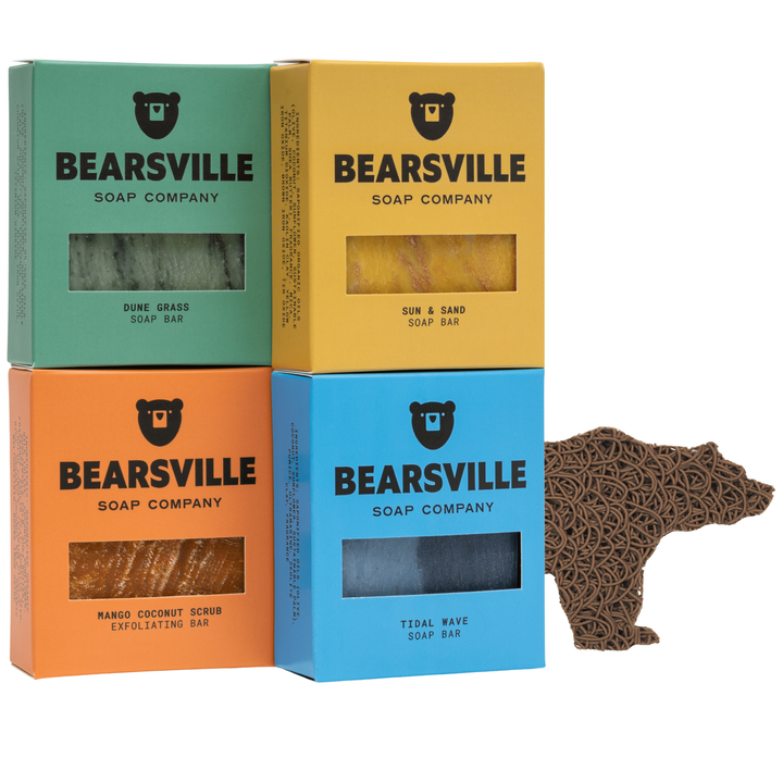 Beachside Gift Set Soap Bearsville Soap Company BROWN