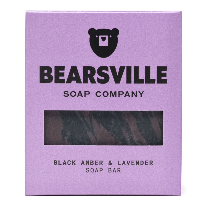 Black Amber & Lavender (Limited Edition) Bar Soap Bearsville Soap Company   