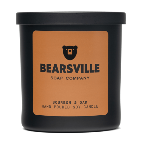 Bourbon & Oak Candle Candles Bearsville Soap Company   