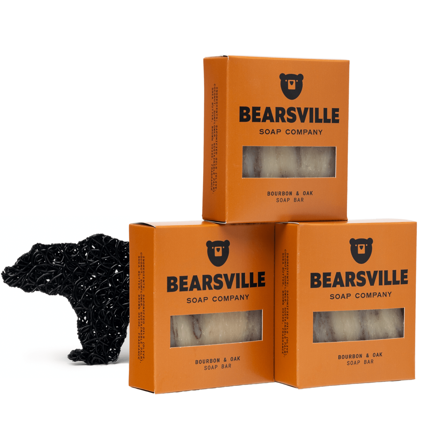 Bear Lift Scent Bundle Bar Soap Bearsville Soap Company Bourbon & Oak  