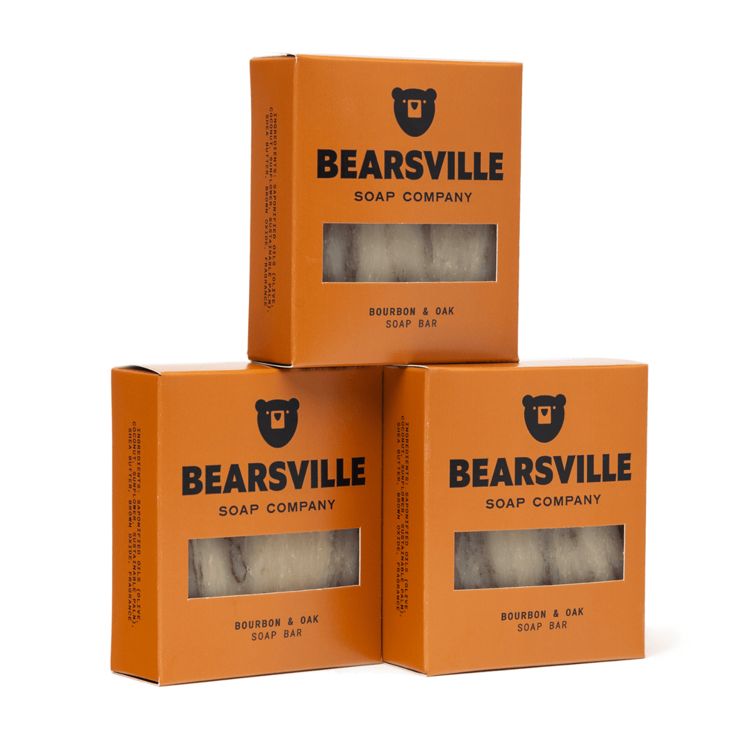 Soap Scent Bundle Bar Soap Bearsville Soap Company Bourbon & Oak  