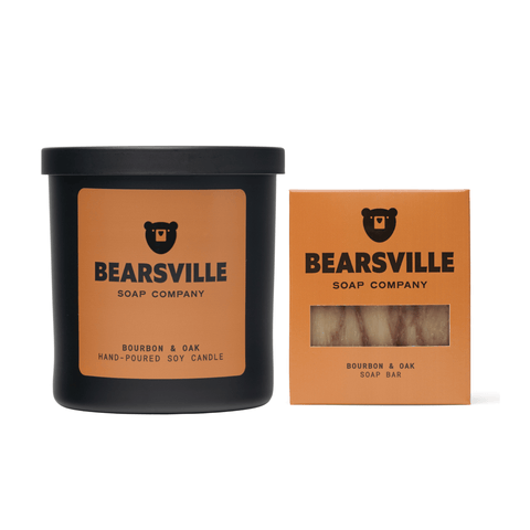 Home & Body Set Bearsville Soap Company Bourbon & Oak