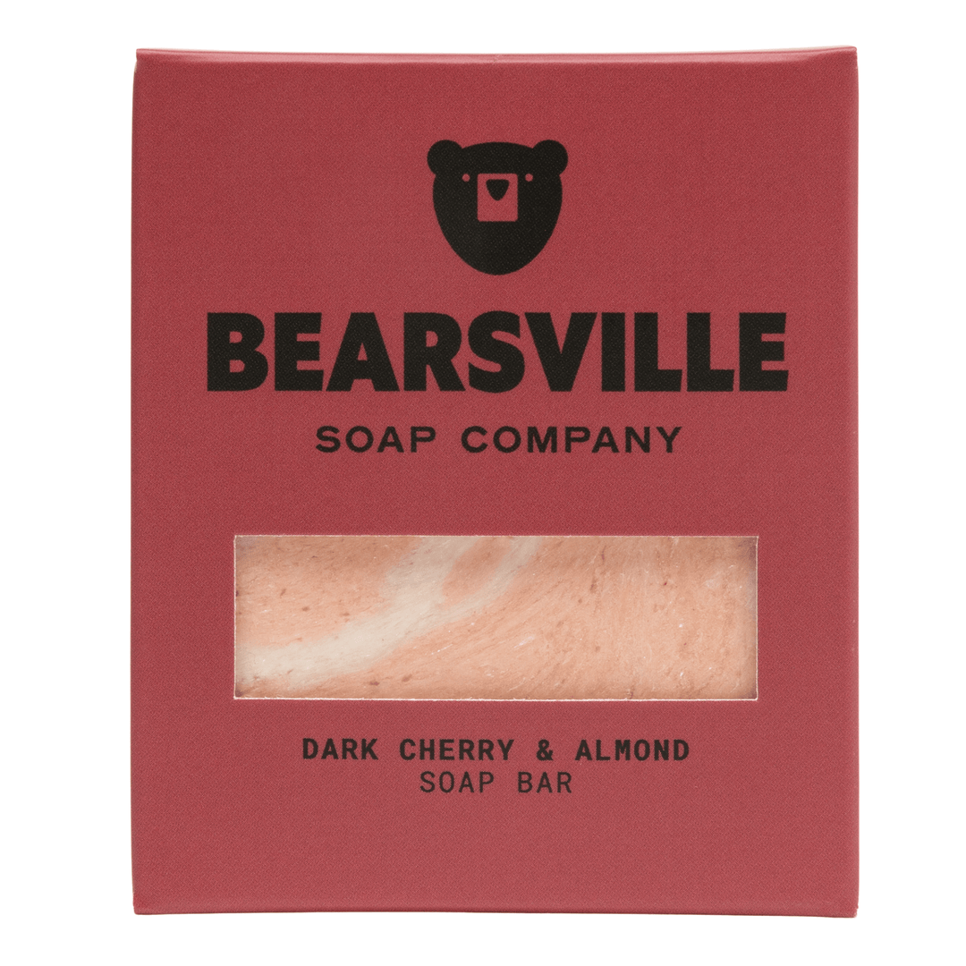Dark Cherry & Almond Bar Soap Bearsville Soap Company