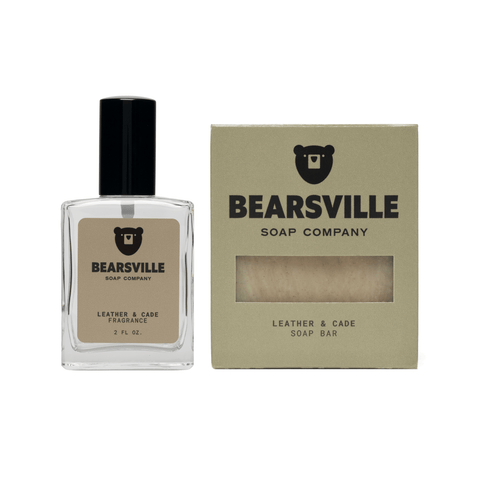 Fragrance Pair Bearsville Soap Company Leather & Cade