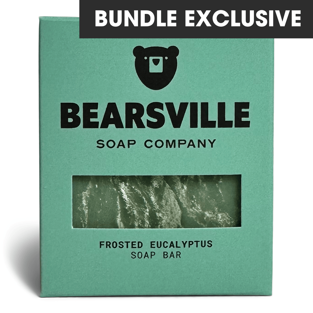 Frosted Eucalyptus Bar Soap Bearsville Soap Company   