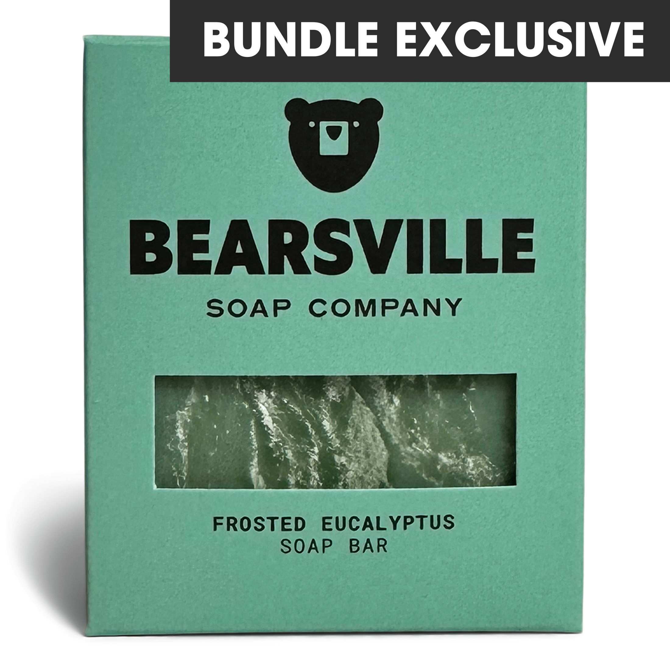 Frosted Eucalyptus Bar Soap Bearsville Soap Company   