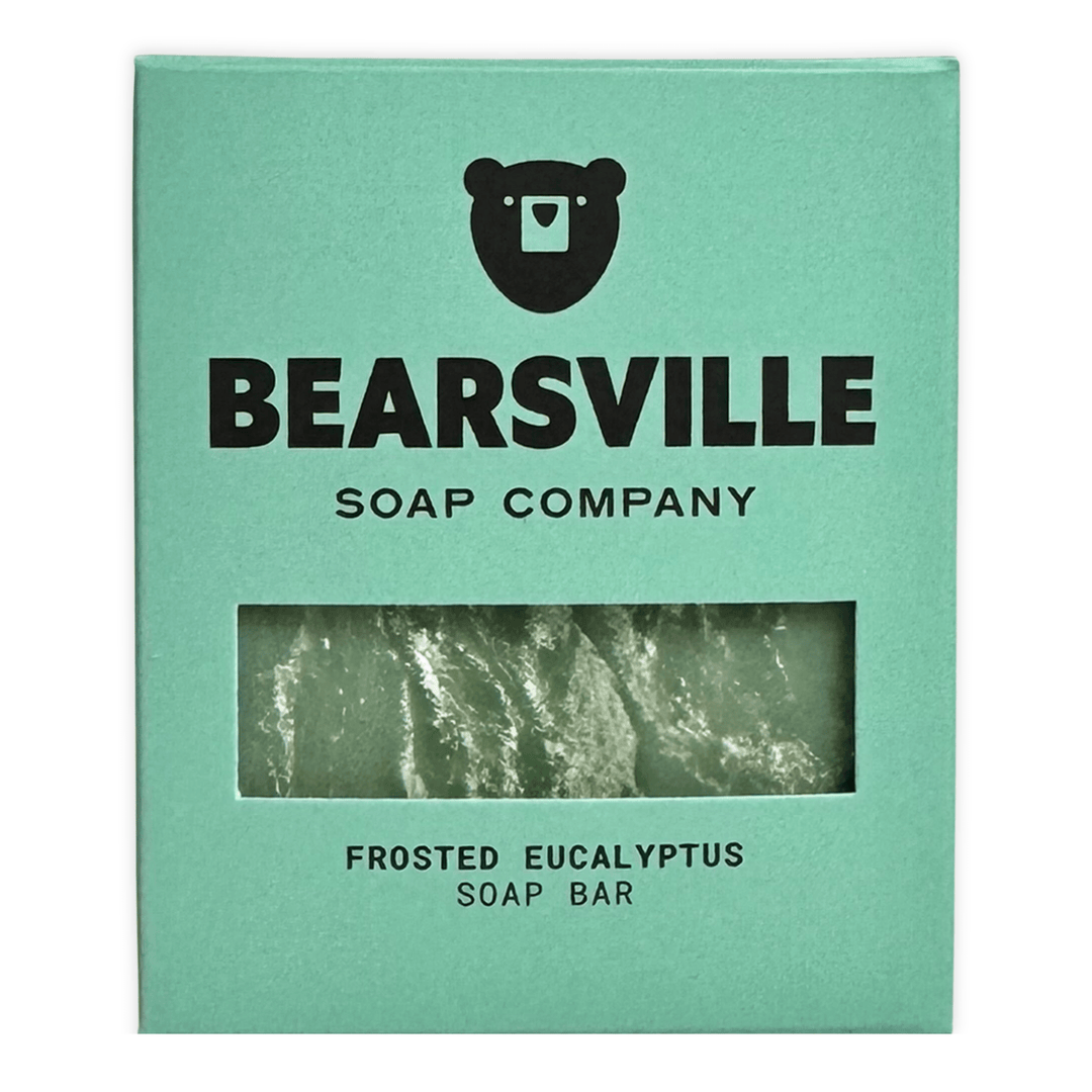 Frosted Eucalyptus Bar Soap Bearsville Soap Company   