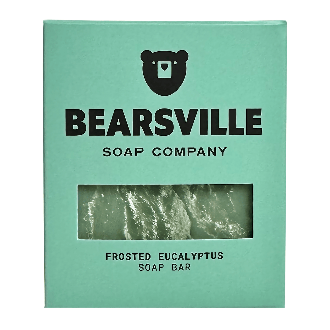frosted eucalyptus soap bar