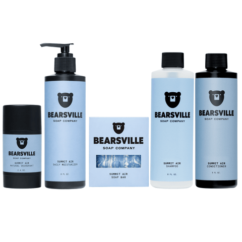 Summit Air The Morning Standard bundle for men Bearsville Soap Company 