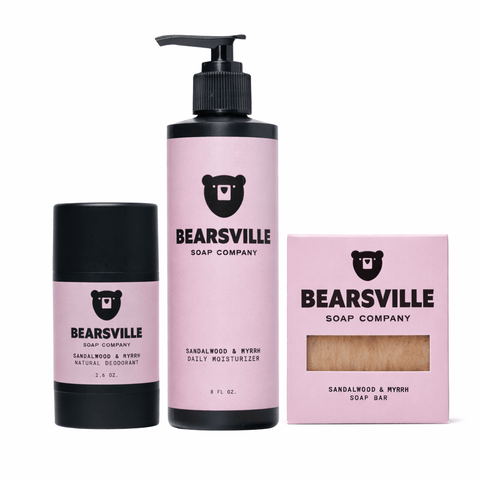 The Daily Routine Bearsville Soap Company Sandalwood & Myrrh