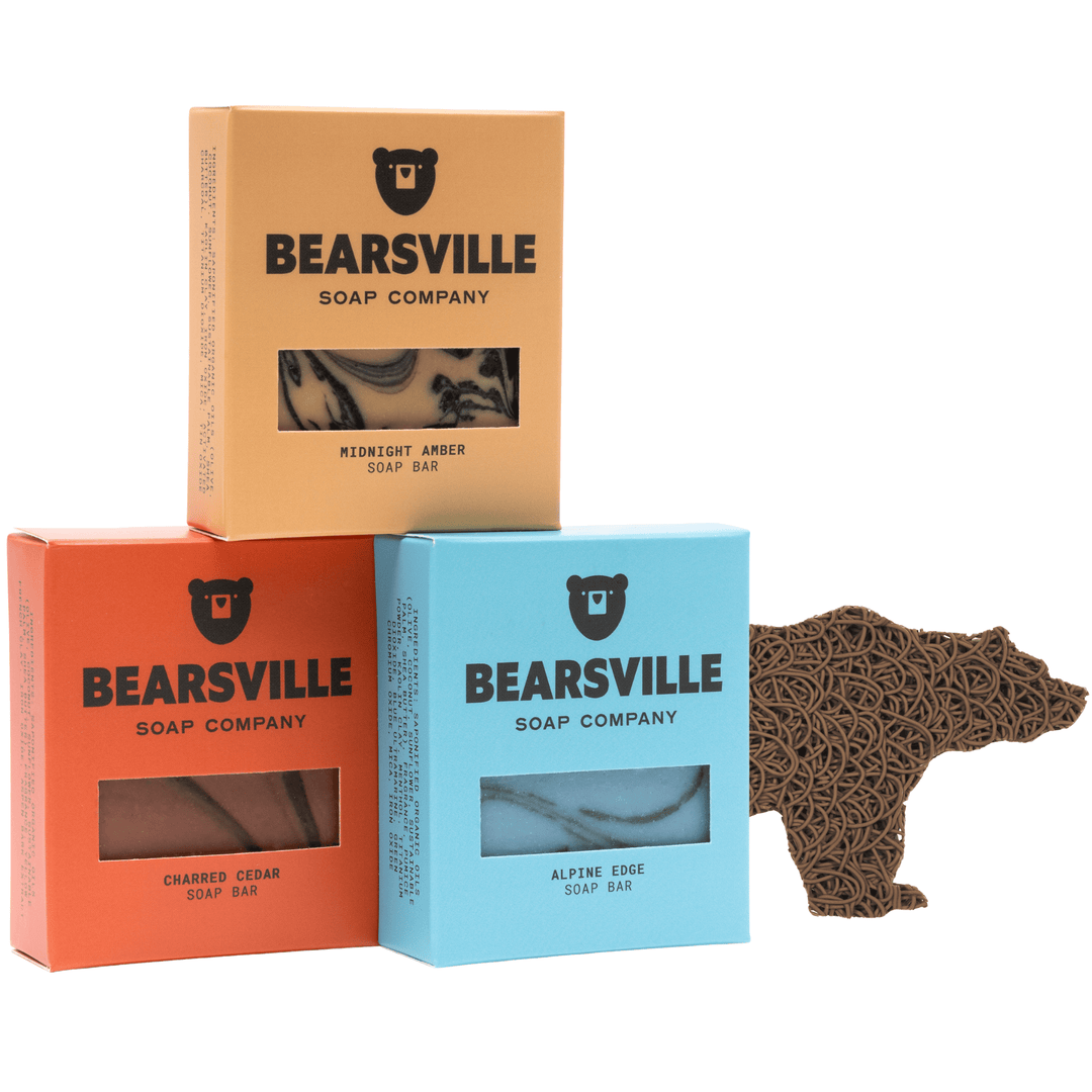 Naughty or Nice Gift Set Soap Bearsville Soap Company BROWN