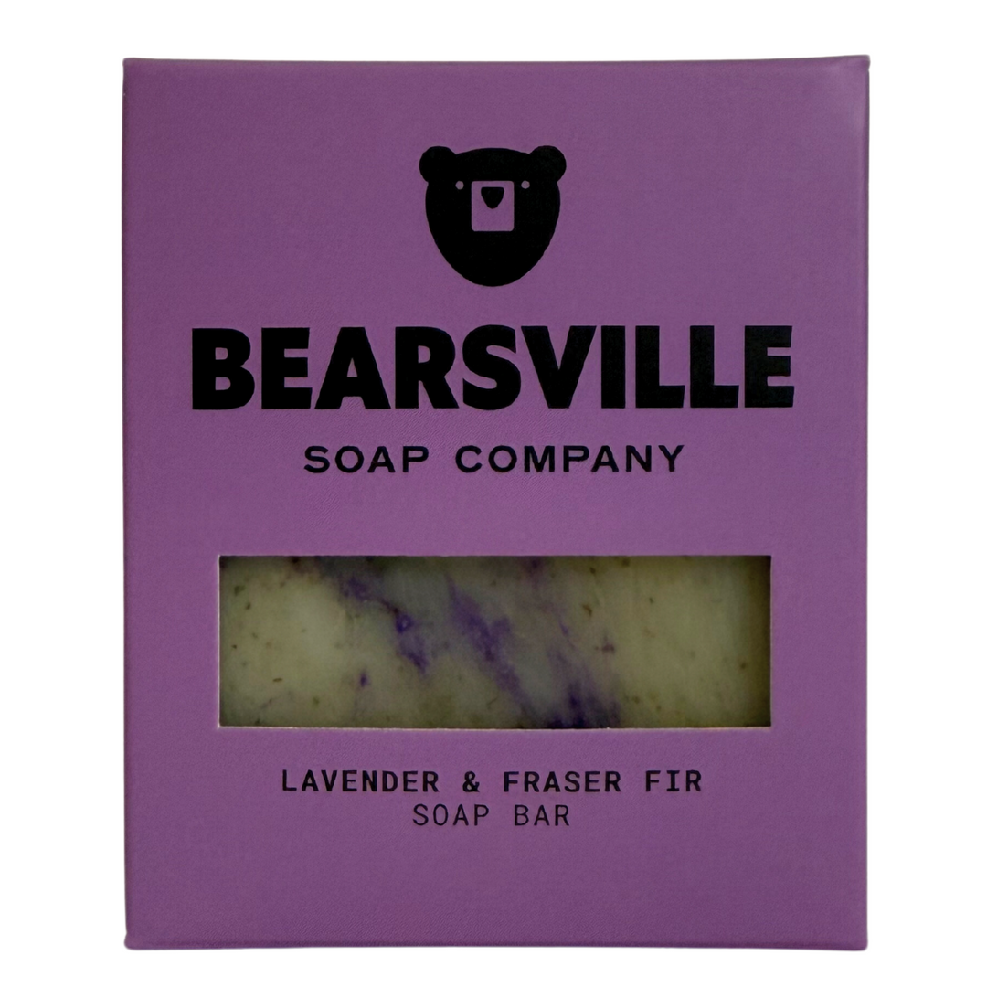 Lavender & Fraser Fir Bar Soap Bearsville Soap Company