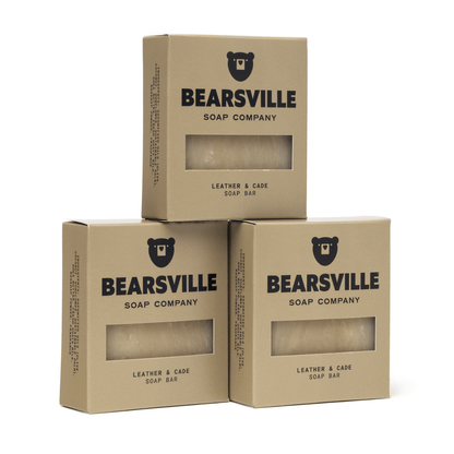 Soap Scent Bundle Bar Soap Bearsville Soap Company Leather & Cade  