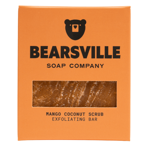 Mango Coconut Scrub Bar Soap Bearsville Soap Company