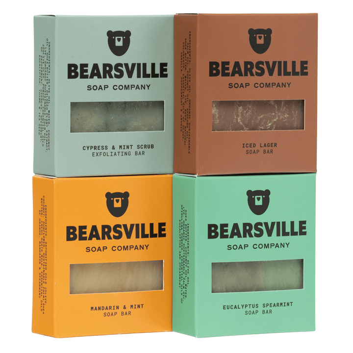 Four Bar Bundle Bar Soap Bearsville Soap Company MINT