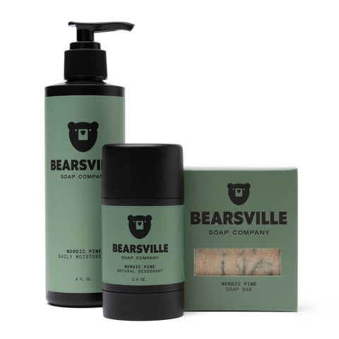 Nordic Pine Trio Bar Soap Bearsville Soap Company