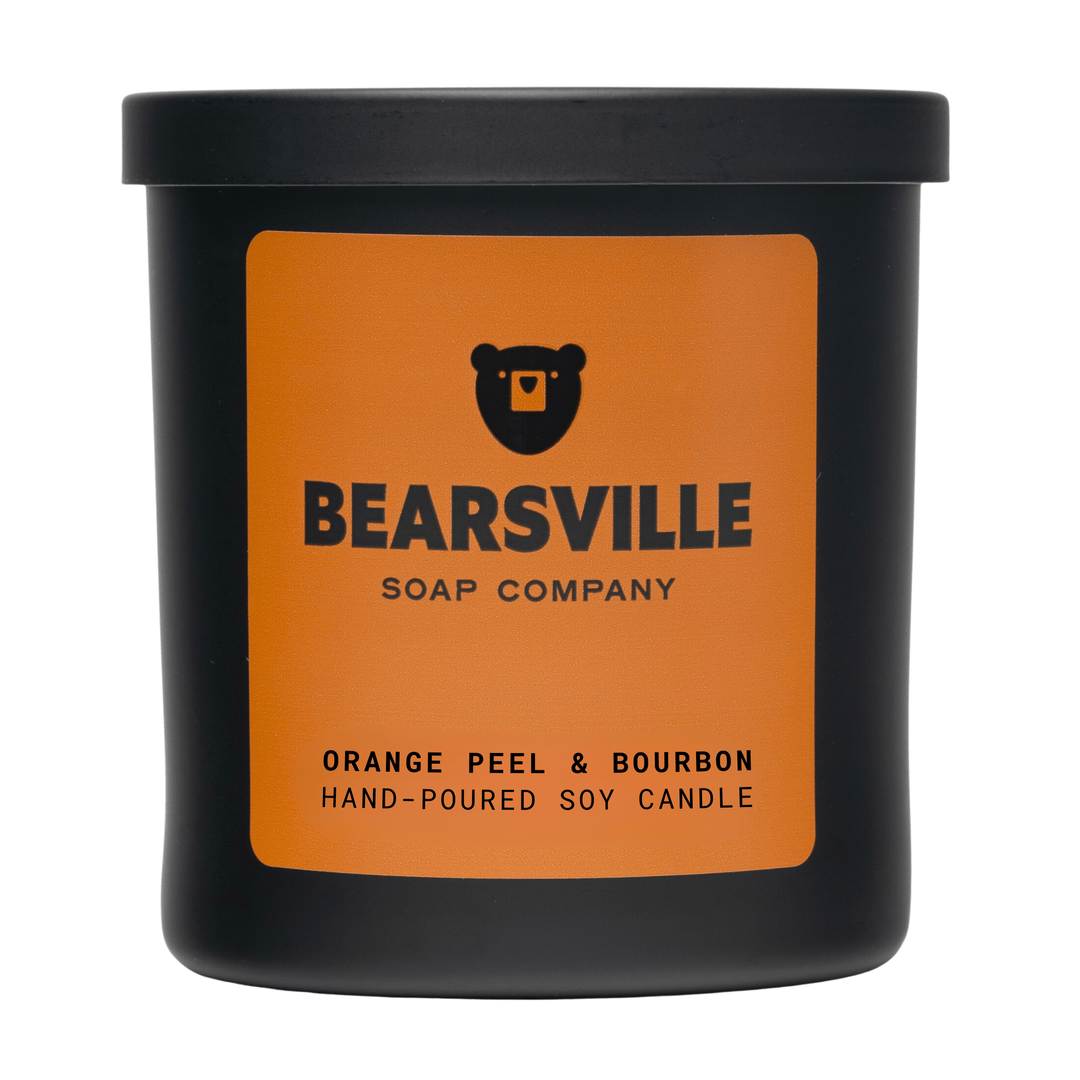 Orange Peel & Bourbon Candle (Limited Edition) Candles Bearsville Soap Company   