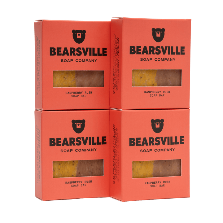 Raspberry Rush Bundle Bar Soap Bearsville Soap Company