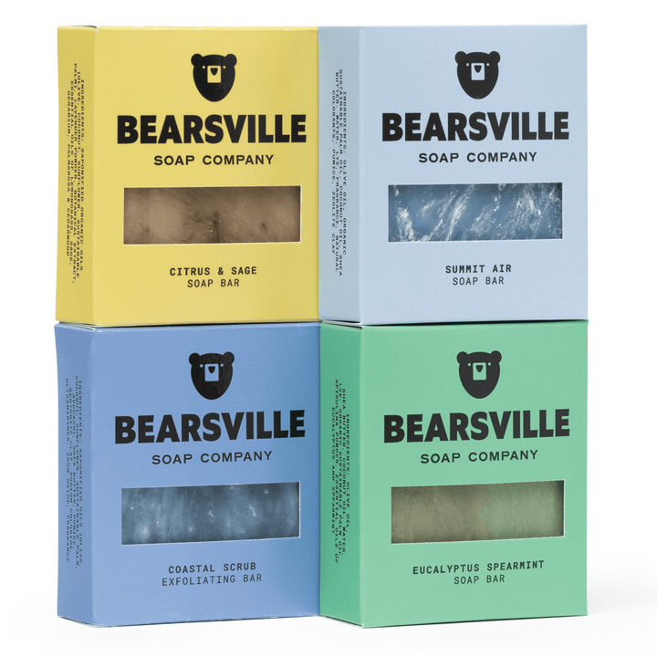 Four Bar Bundle Bar Soap Bearsville Soap Company REFRESHING