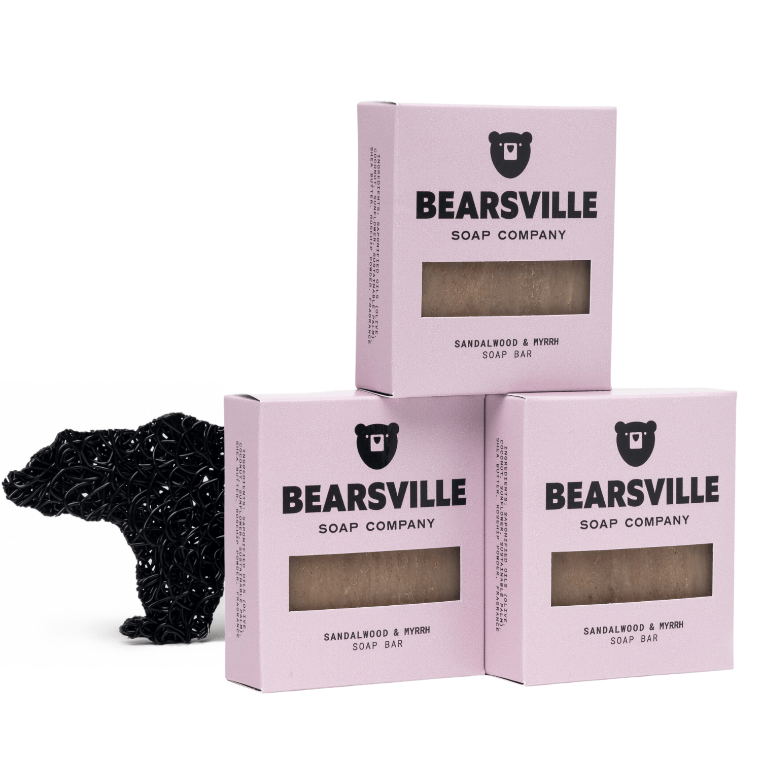Bear Lift Scent Bundle Bar Soap Bearsville Soap Company Sandalwood & Myrrh  