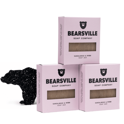 Bear Lift Scent Bundle Bar Soap Bearsville Soap Company Sandalwood & Myrrh  