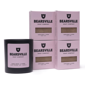 Candle Scent Bundle Bar Soap Bearsville Soap Company Sandalwood & Myrrh