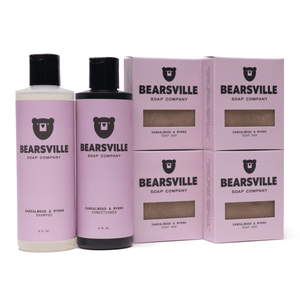 Hair Care Scent Bundle Bar Soap Bearsville Soap Company Sandalwood & Myrrh