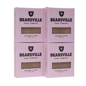 Soap Scent Bundle Bar Soap Bearsville Soap Company Sandalwood & Myrrh
