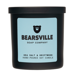 Sea Salt & Driftwood Candle Candles Bearsville Soap Company   