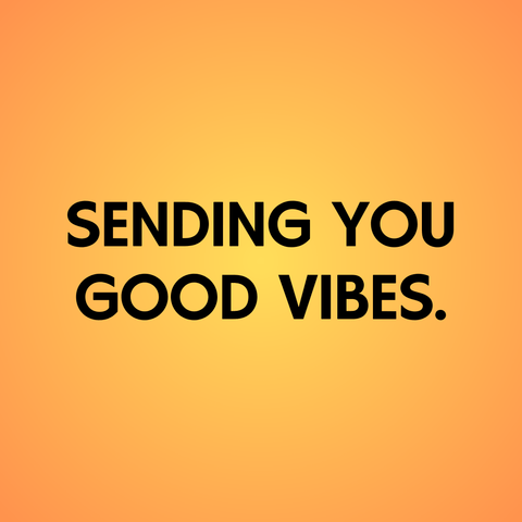 Gift note  Bearsville Soap Company Sending you good vibes.  