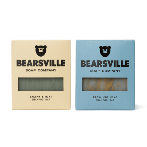 Woodsy Shampoo Bar Duo Bearsville Soap Company