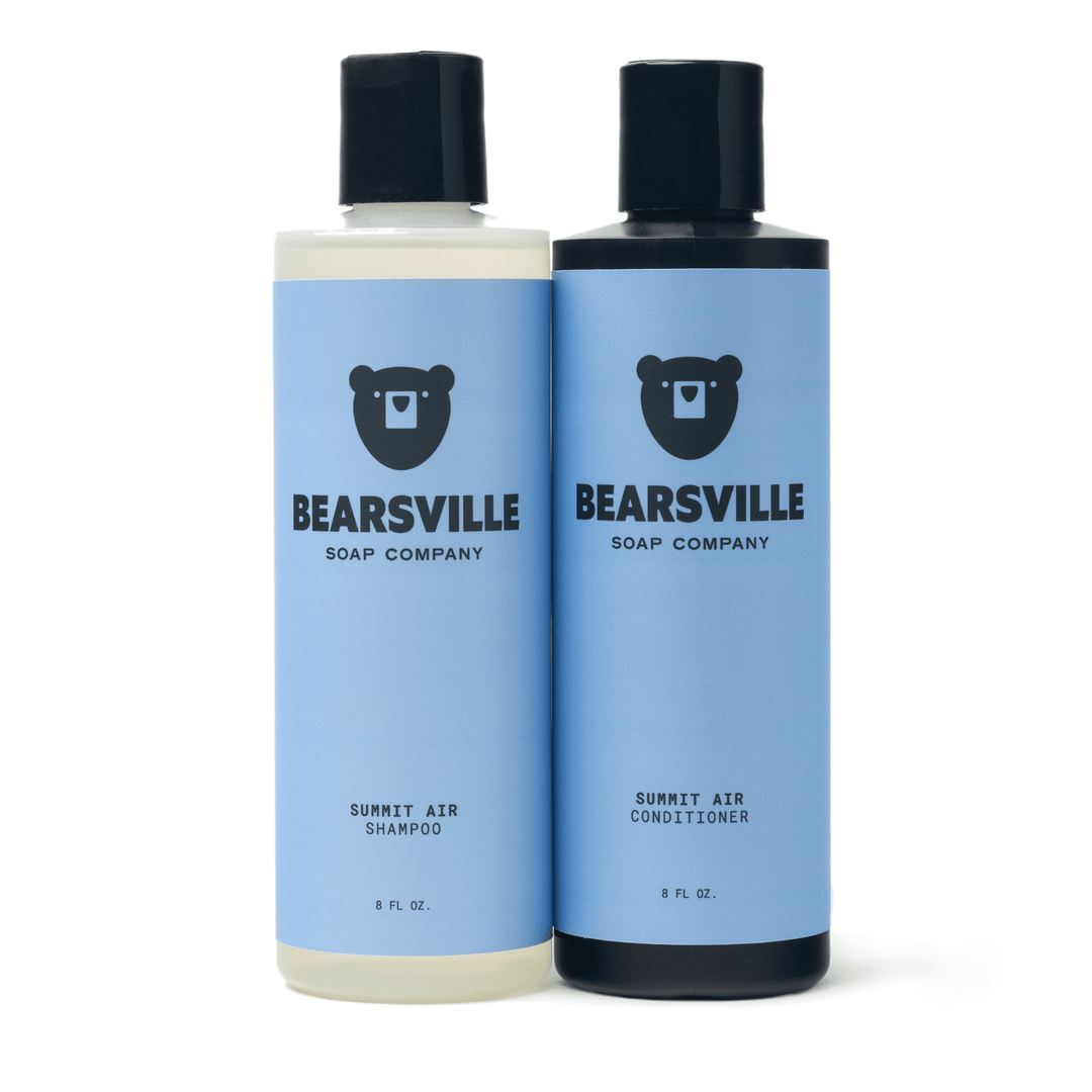 Shampoo & Conditioner Bundle Hair Care Set Bearsville Soap Company Summit Air  