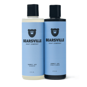 Shampoo & Conditioner Bundle Hair Care Set Bearsville Soap Company Summit Air