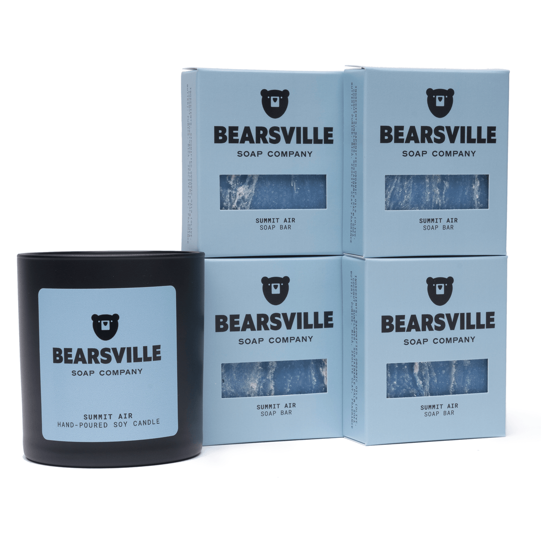Candle Scent Bundle Bar Soap Bearsville Soap Company Summit Air